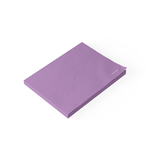 Blank color note pad - blank - muted pink purple