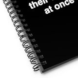 Quote notebook - spiral - good books do not give their secrets at once