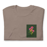 Pic shirt - dark green - flower