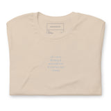 Quote shirt - embroidered - white - oh I was flirting and sometimes it comes out mean