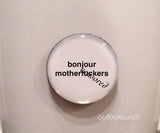 1” Mini Quote Magnet - Bonjour M*